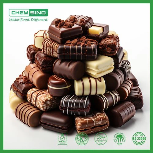 Emulsifier Glycerol Monostearate E471 in Food Flake Form