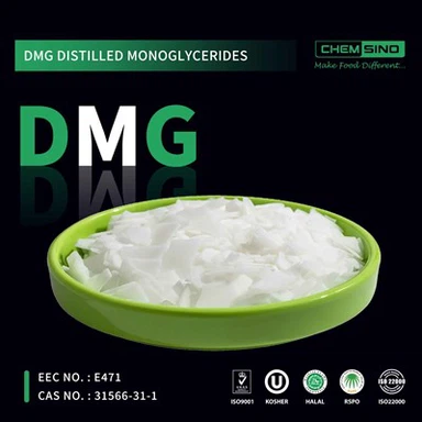 Monoglicéridos destilados en escamas DMG para la industria alimentaria Nº CAS 31566-31-1