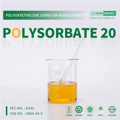 Alimentos y Cosméticos y Medicina Útil Polioxietileno Sorbitan Monolaurato Polisorbato T-20 CAS No. 9005-64-5
