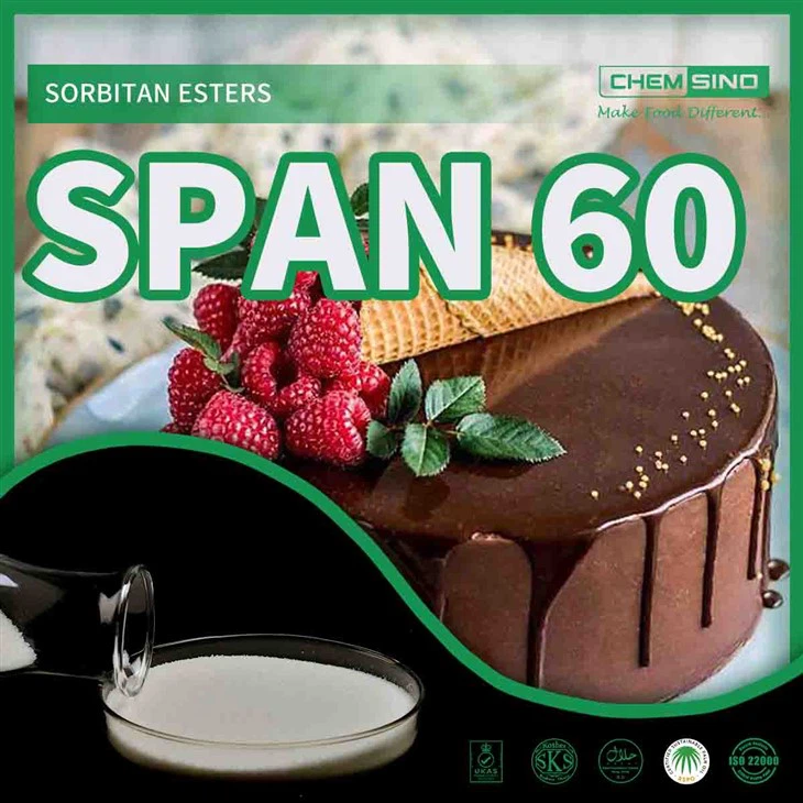 Aditivo alimentario emulsionante E491 monoestearato de sorbitán Span 60
