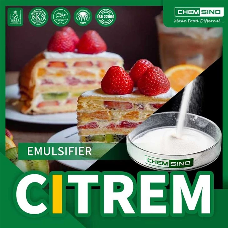 Emulsionante Alimentario CITREM E472c Para Helado