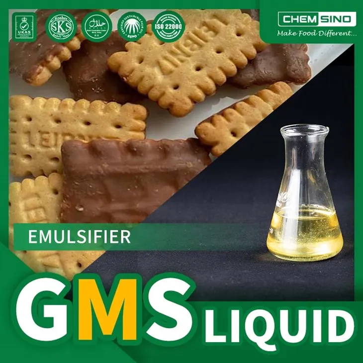 Industria alimentaria DMG Monoglicérido destilado líquido N.º CAS 26545-74-4