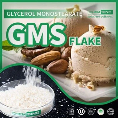 N.º CAS31566-31-1 Monoestearato de glicerol en escamas 40 GMS de calidad alimentaria 40 en escamas