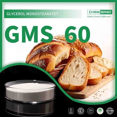 E471 Monoestearato de glicerol No. CAS31566-31-1 GMS 60 Polvo