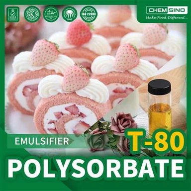 Mejora de la calidad y la textura de los alimentos con polisorbato Tween80