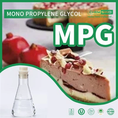 La versatilidad del propilenglicol MPG en productos de calidad alimentaria