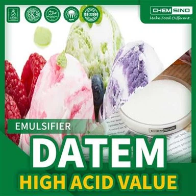 Uso de DATEM para reemplazar emulsionantes sintéticos en productos alimenticios