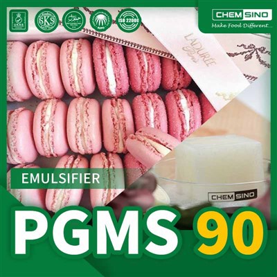 Fabricante de emulsionantes PGMS 90 E477 de calidad alimentaria